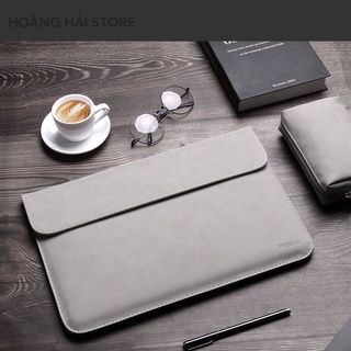 Bao da chống sốc cao cấp cho macbook, laptop, surface pro, hp envy, dell xps kèm ví đựng phụ kiện