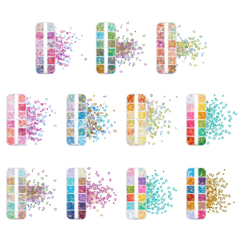 Phụ Kiện Kim Tuyến Lấp Lánh Bằng Nhựa Resin Làm Đồ Thủ Công Cho Người Mới Bắt Đầu