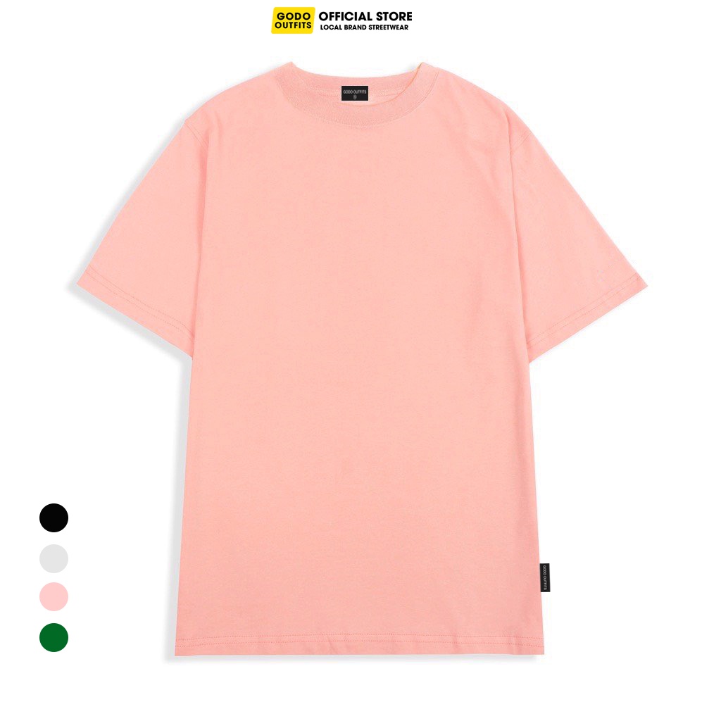 Áo thun trơn Godo Outfits cotton 100% ,áo phông unisex localbrand primeum cotton 100% PA001