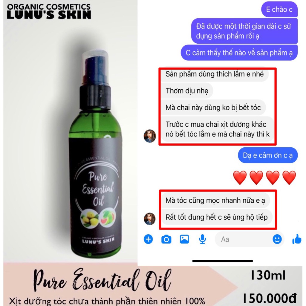 CHAI XỊT DƯỠNG TINH DẦU BƯỞI XANH & SERUM JOJOBA PURE ESSENTIAL OIL kích_mọc_tóc trị_rụng_tóc | BigBuy360 - bigbuy360.vn