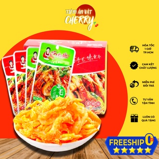 XÁCH BÒ CAY Tứ Xuyên - Gói 18gr - [Ăn vặt Cherry]