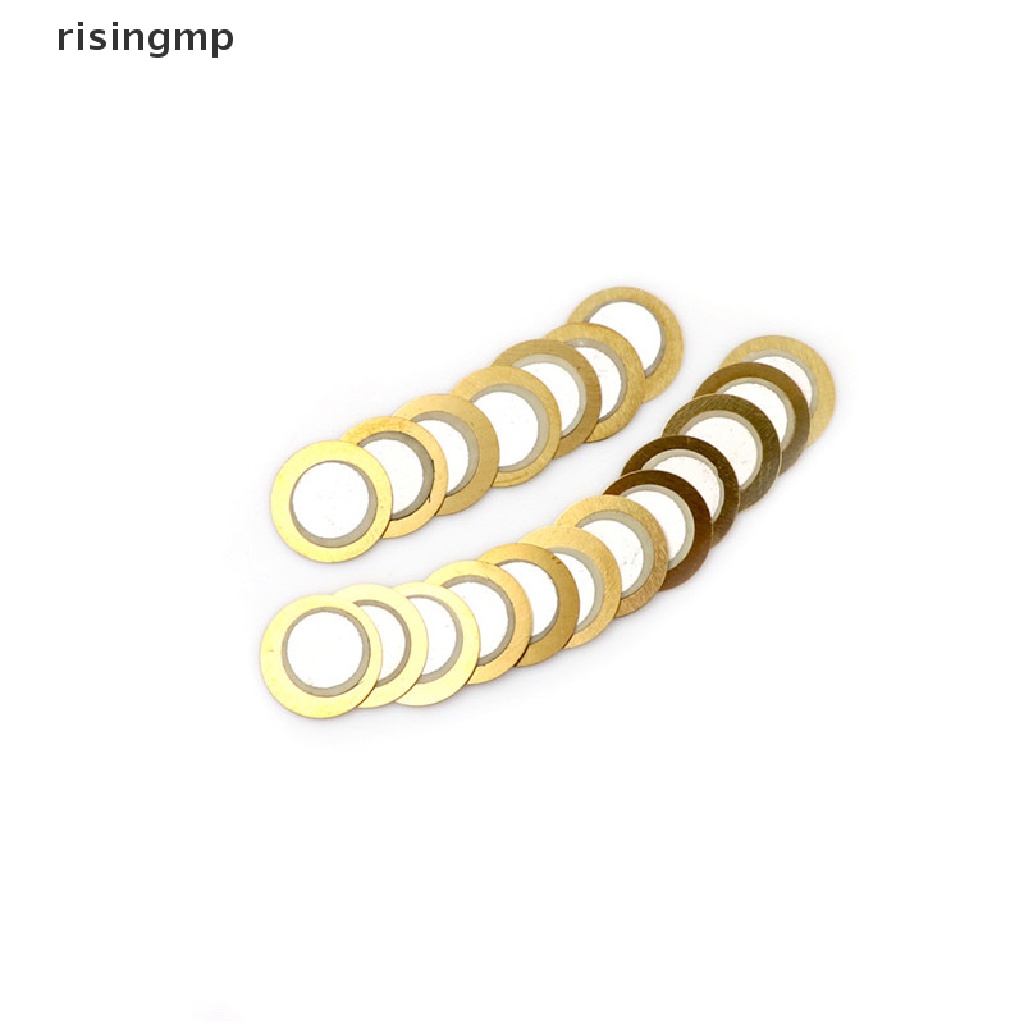 [risingmp] 20PCS 20mm Piezo Elements Sounder Sensor Trigger Drum Disc 6.5KHZ Copper ♨HOT SELL