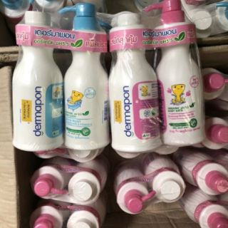 Cặp sữa tắm Dermapon 480ml+400ml Thái Lan