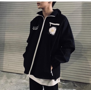 Áo Khoác Dù Nón Rời Jacket Bông Cúc 🍂