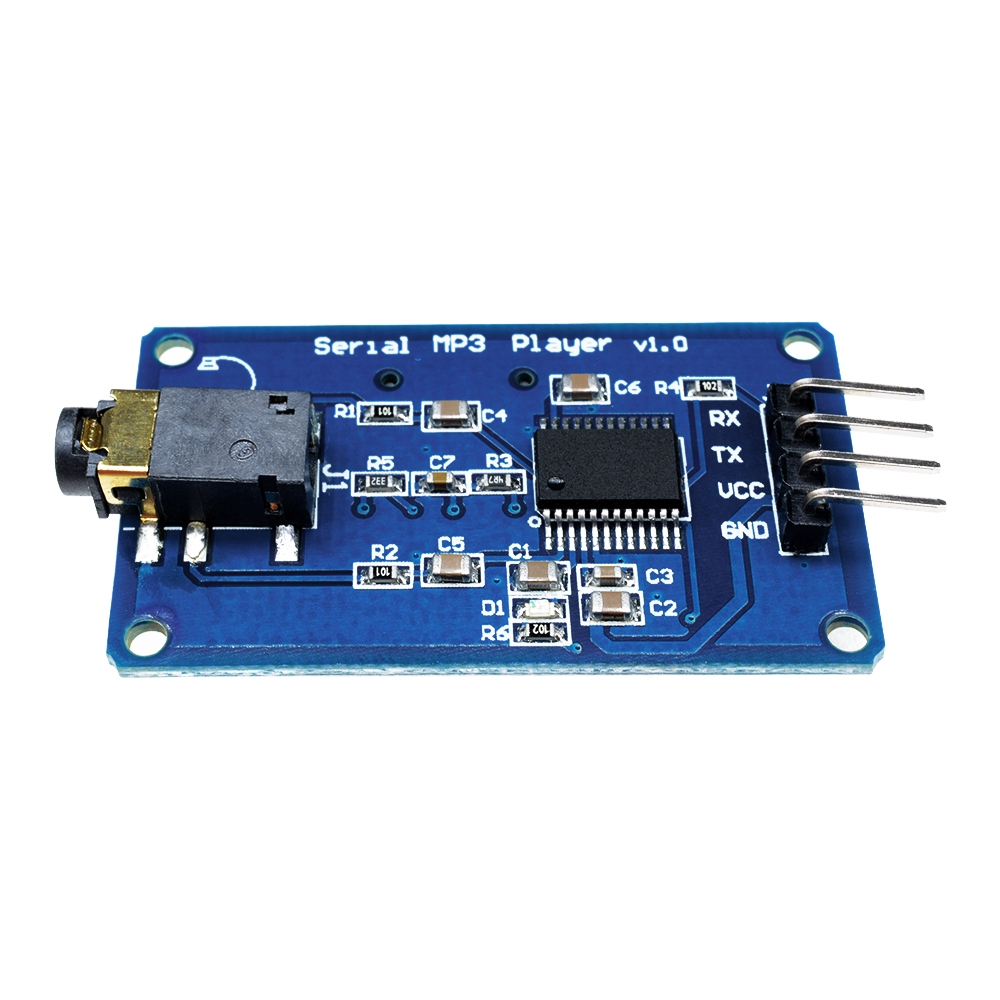 【READY STOCK】YX5300 UART Expansion Board Module Control Serial MP3 Music Player Module For New Arduino/AVR/ARM/PIC