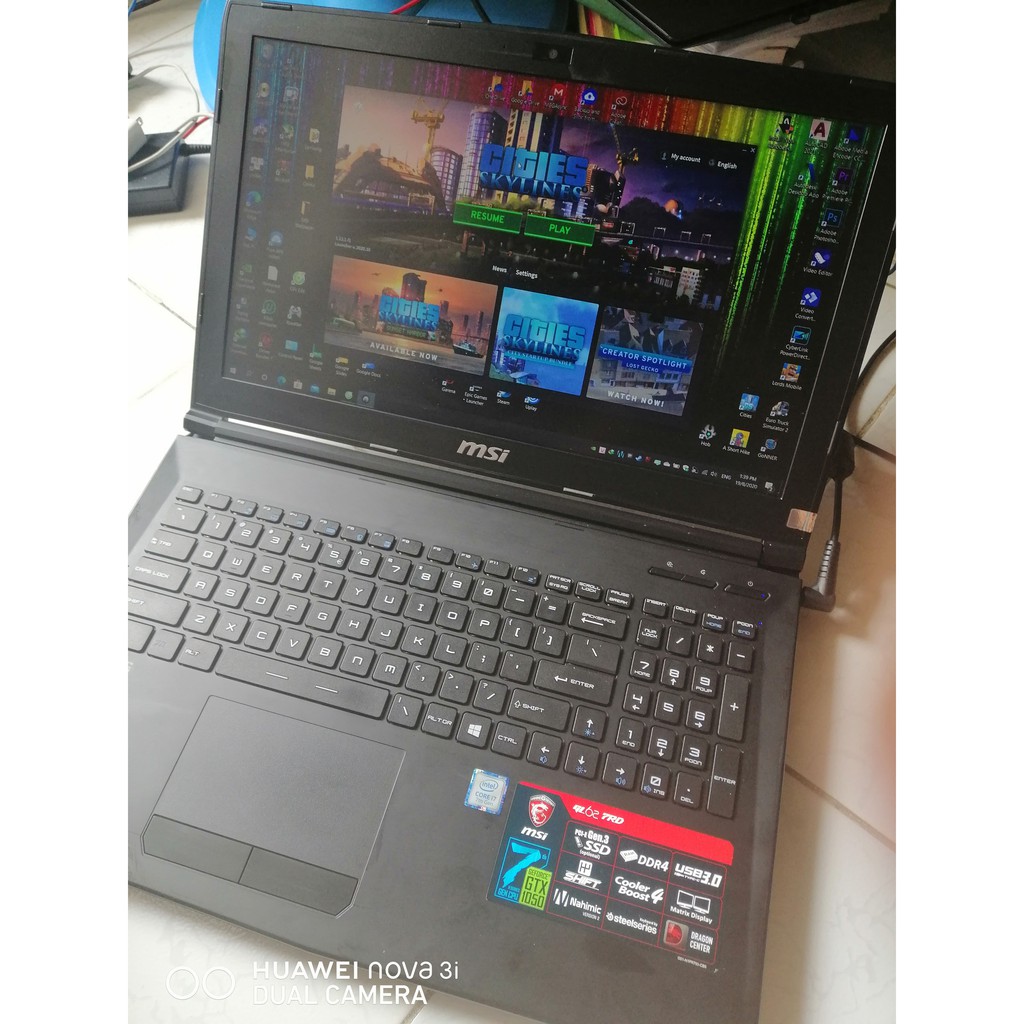 Laptop Gaming MSI GL62 7RD Tặng luôn balo i7 7700HQ/ Ram 16GB/ GTX 1050 2GB/ SSD Samsung M2 128GB /HDD HGST 1TB 7200Rpm | BigBuy360 - bigbuy360.vn