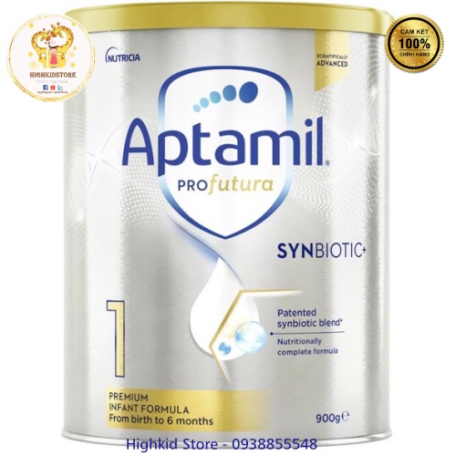 [Mẫu mới] Sữa Aptamil Profutura Úc 900g số 1, 2, 3,4 chính hãng