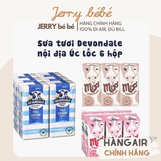 Sưa tươi Devondale nội địa Úc lốc 6 hộp