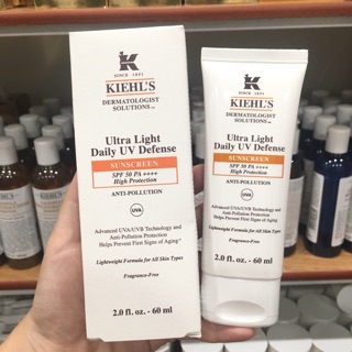 [ Hàng xách tay DutyFree- Có bill] Kem chống nắng kiehls, kem chống nắng da nhạy cảm