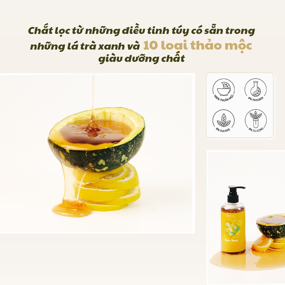 Sữa tắm thảo dược Fleura giúp làm sạch da ngăn ngừa mụn lưng và các tình trạng về da, tăng sức khỏe cho da 500ml