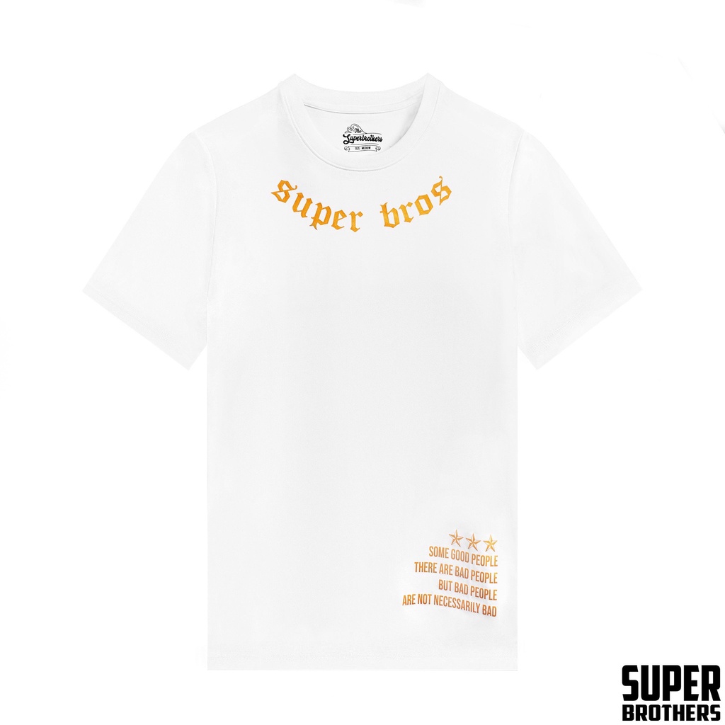 Áo Thun SUPER BROS trẻ trung, hiện đại với công nghệ in nổi