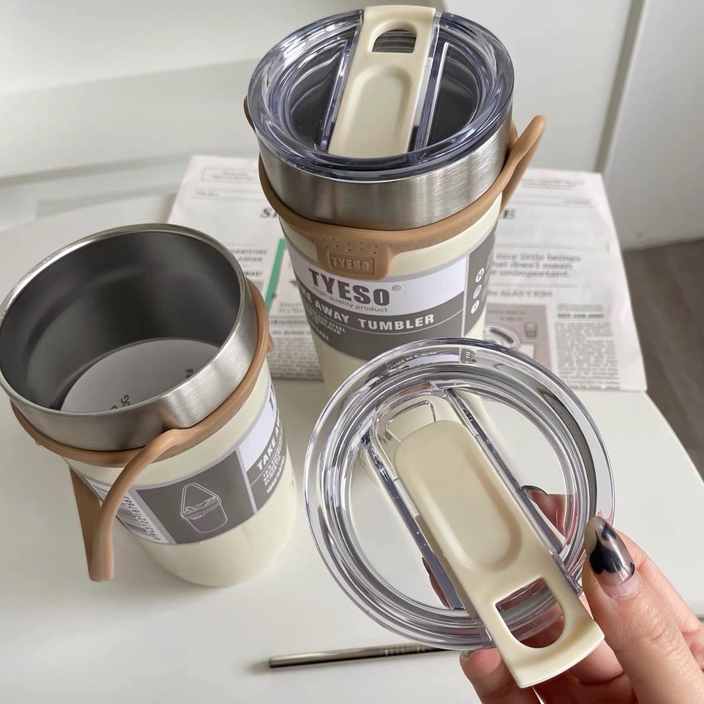 Ly Uống Nước Giữ Nhiệt 710ml Chất Liệu Inox 304, An Toàn,Tặng Kèm Ống Hút Và Quai Cầm Chắc Chắn