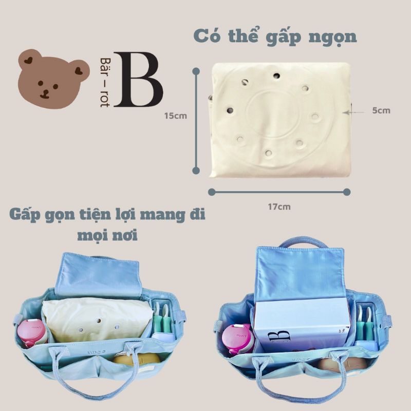 Ghế hơi tập ngồi cho bé