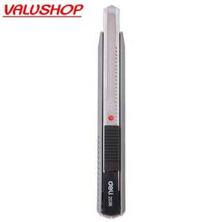 Dao rọc giấy vỏ thép bền đẹp lưỡi nhỏ Deli 2036 sản phẩm chính hãng