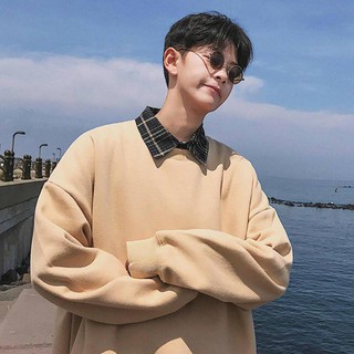 [UNISEX] SWEATER BASIC - ÁO NỈ TRƠN NAM NỮ MÀU TAN
