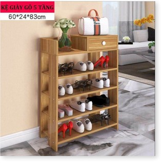 Tủ giày gỗ 5 tầng chắc chắn