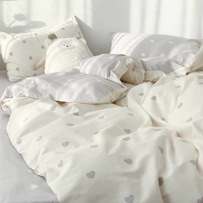 Bộ chăn ga gối cotton poly ETAMI BEDDING dùng 2 mặt nhiều màu đa dạng màu pastel Hàn Quốc