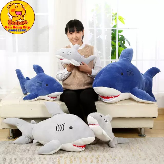 Cá Mập Gấu Bông Shark Baby Shark - Thú nhồi bông cao cấp