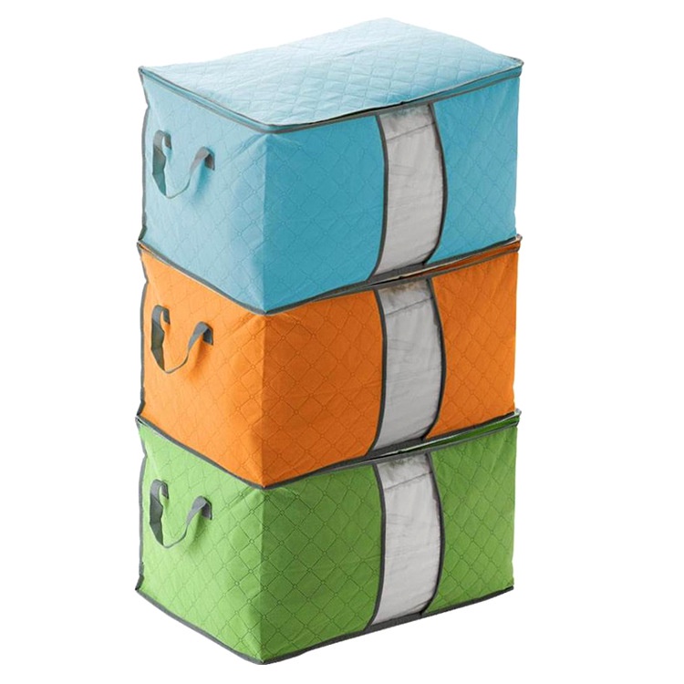 Túi đựng chăn gối quần áo bằng vải oxford chống thấm nước gấp gọn dùng tại nhà