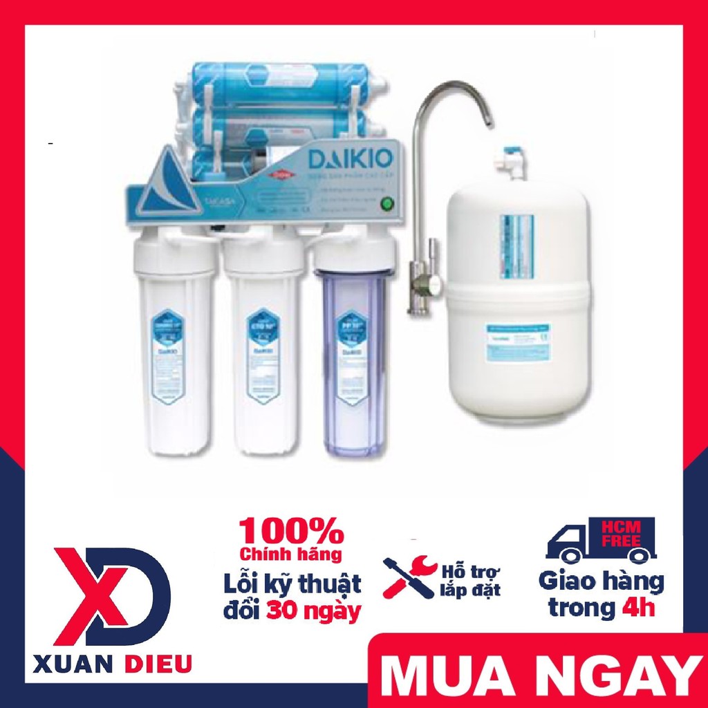 MÁY LỌC NƯỚC RO KHÔNG VỎ TỦ CÓ SỬ DỤNG KE ĐỠ DAIKO DAW-34006D giao hàng miễn phí HCM