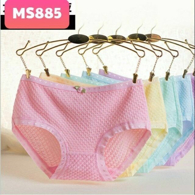 QUẦN LÓT COTTON SỢI BÔNG THÔNG HƠI THOÁNG KHÍ MÃ 885