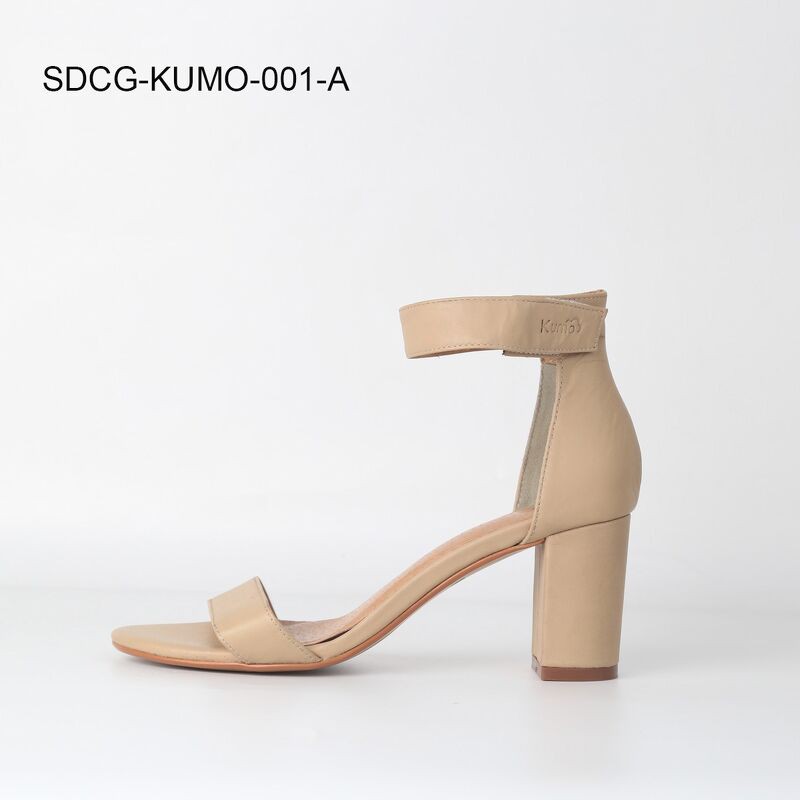 Sandal cao gót da thật Kumo kiểu dáng basic hottrend 2020 giá rẻ