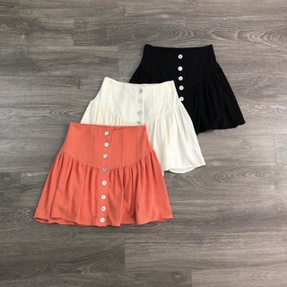 Chân váy linen xoè 2 lớp
