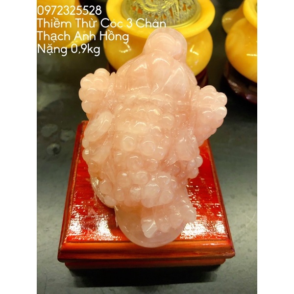 Thiềm Thừ Cóc 3 Chân Đá Tự Nhiên Phong Thuỷ