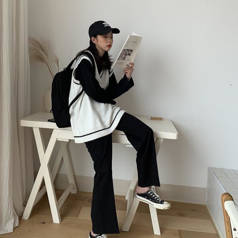 [SẴN] Áo gile len nữ Ulzzang Quảng Châu AGL12 | BigBuy360 - bigbuy360.vn