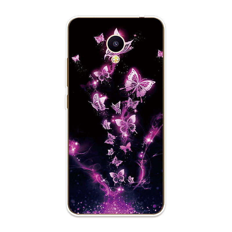 Ốp Lưng TPU Mềm Meizu M5C M5S M6S M6T U10 U20  Poetic Butterfly