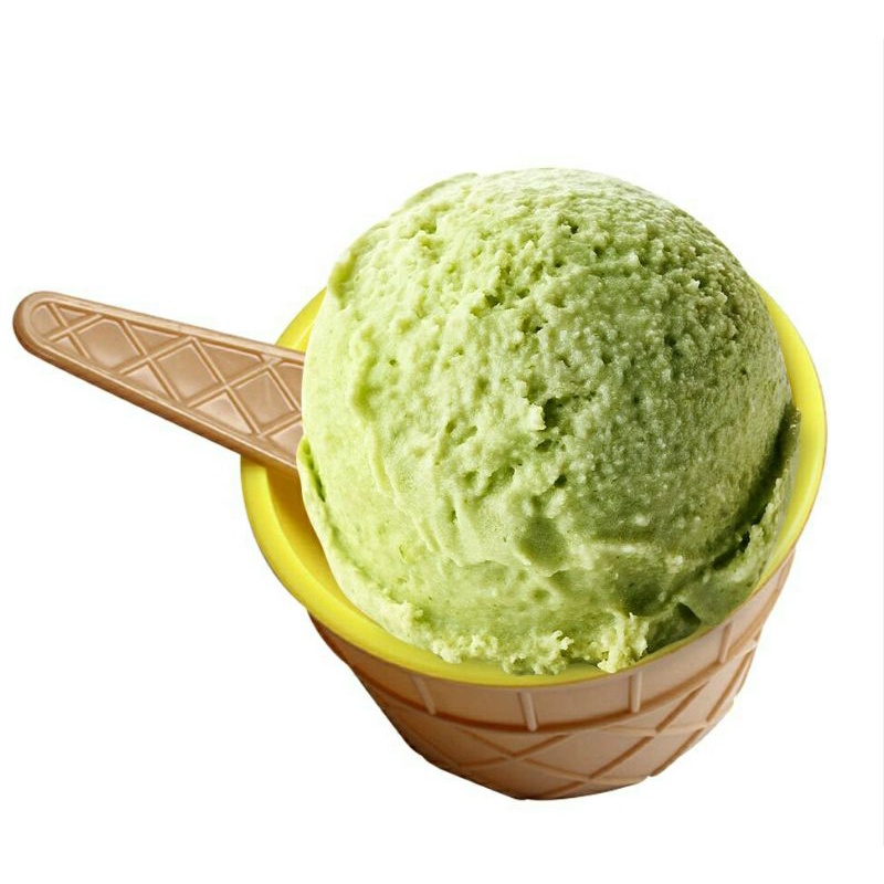 Bộ chén và muỗng hình que kem cho bé