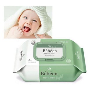 Khăn giấy ướt Bebeen Hàn Quốc (100 tờ không mùi)
