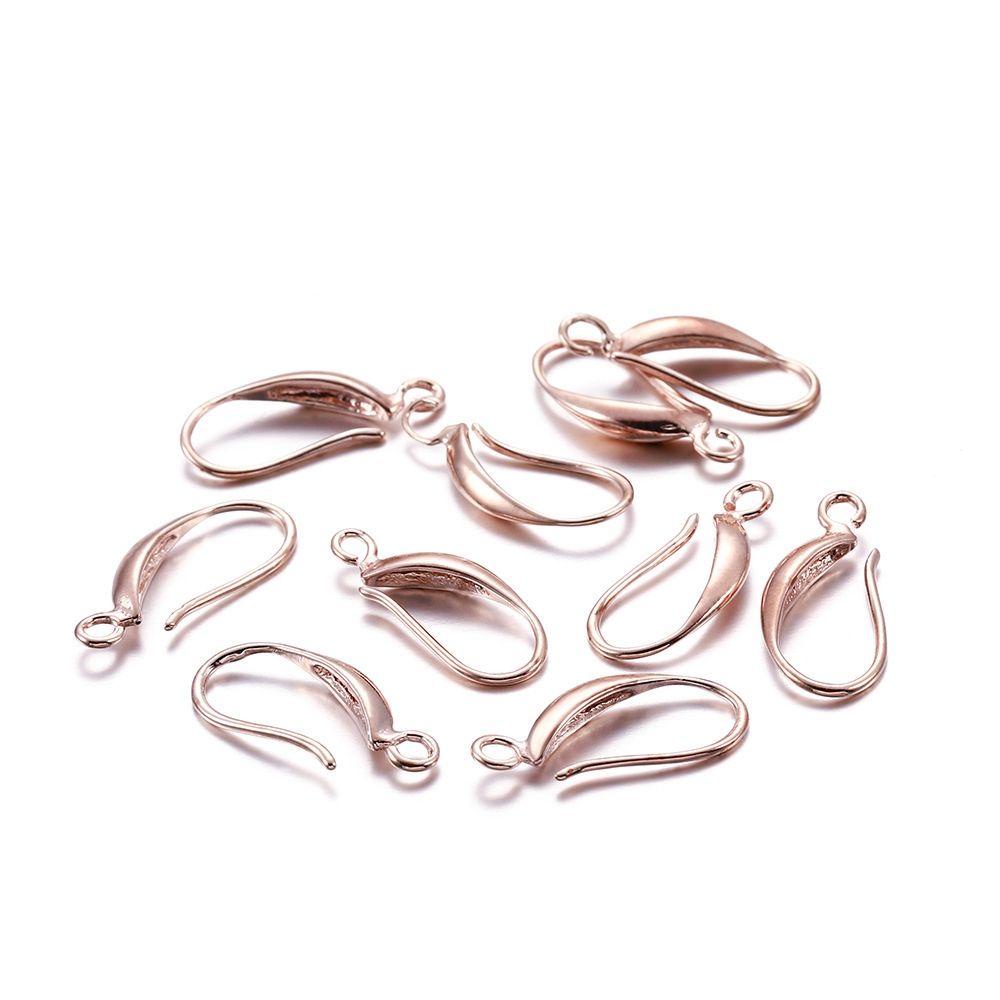 Bộ 12 Móc Làm Bông Tai DIY Kích Thước 17 * 8mm|Khuôn Làm Trang Sức Mạ Vàng