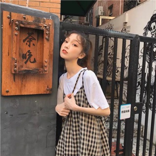 [ORDER] Váy hai dây kẻ