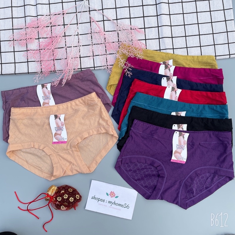 10 quần lót thun lạnh cạp cao chất siêu mát 5093