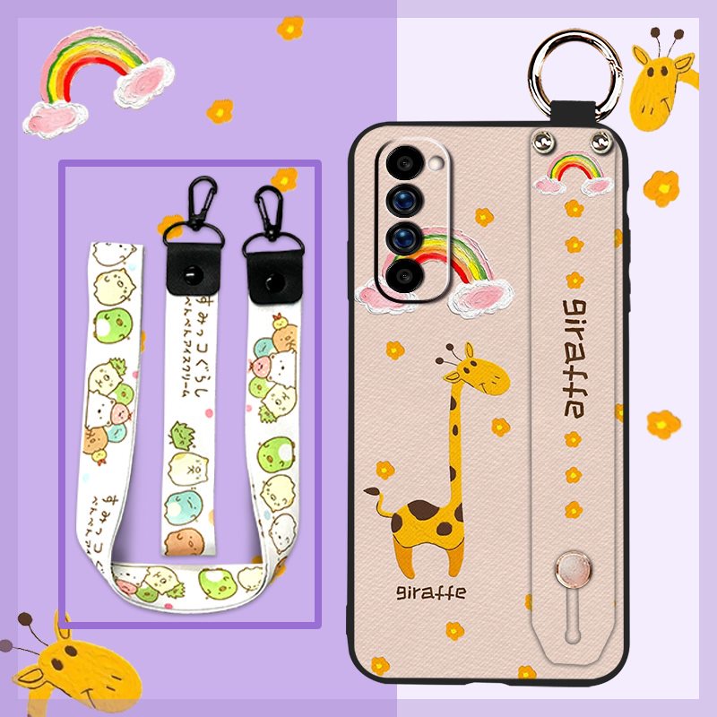 Ốp Điện Thoại Mềm Chống Bụi Kèm Dây Đeo Cho OPPO Reno4 Pro 4G