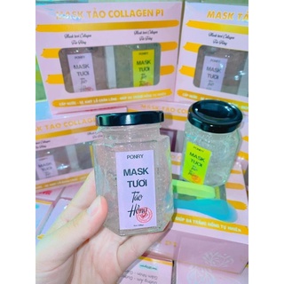 Mask tảo colagell combo 2 hủ ( tặng cọ mút rửa mặt )