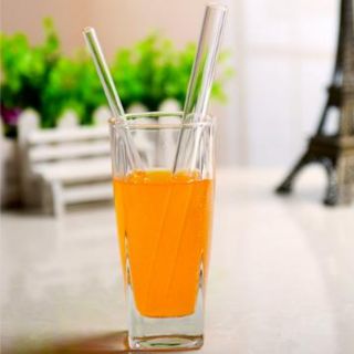 (TẶNG CỌ) COMBO ỐNG HÚT THỦY TINH UỐNG SINH TỐ, TRÀ SỮA