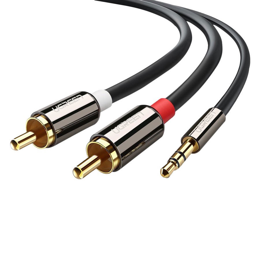 Dây loa 3.5mm ra AV 3m UGREEN 10590 - Hàng chính hãng