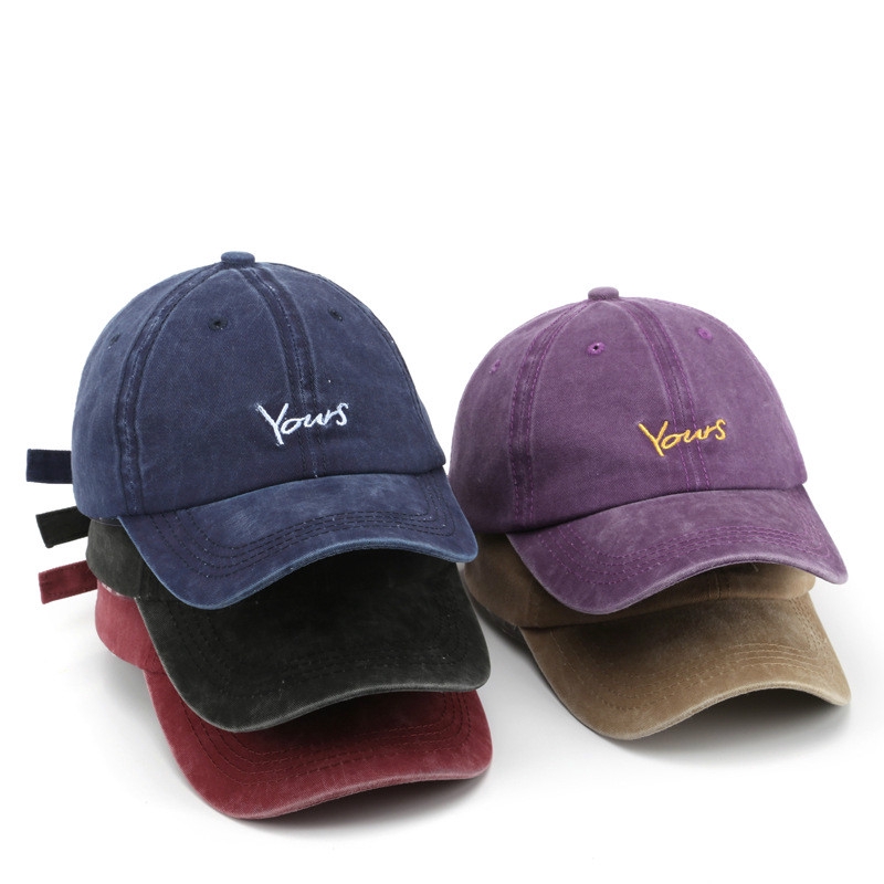 Mũ lưỡi trai LINJW chất liệu cotton phong cách Hàn Quốc 2020 sành điệu cho cả nam và nữ