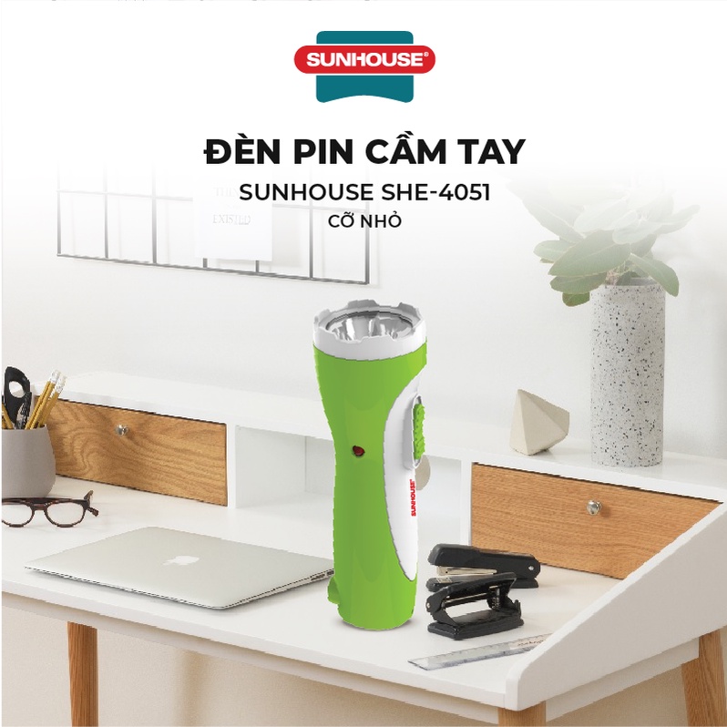 Đèn pin tay cầm SUNHOUSE – cỡ nhỏ SHE-4051