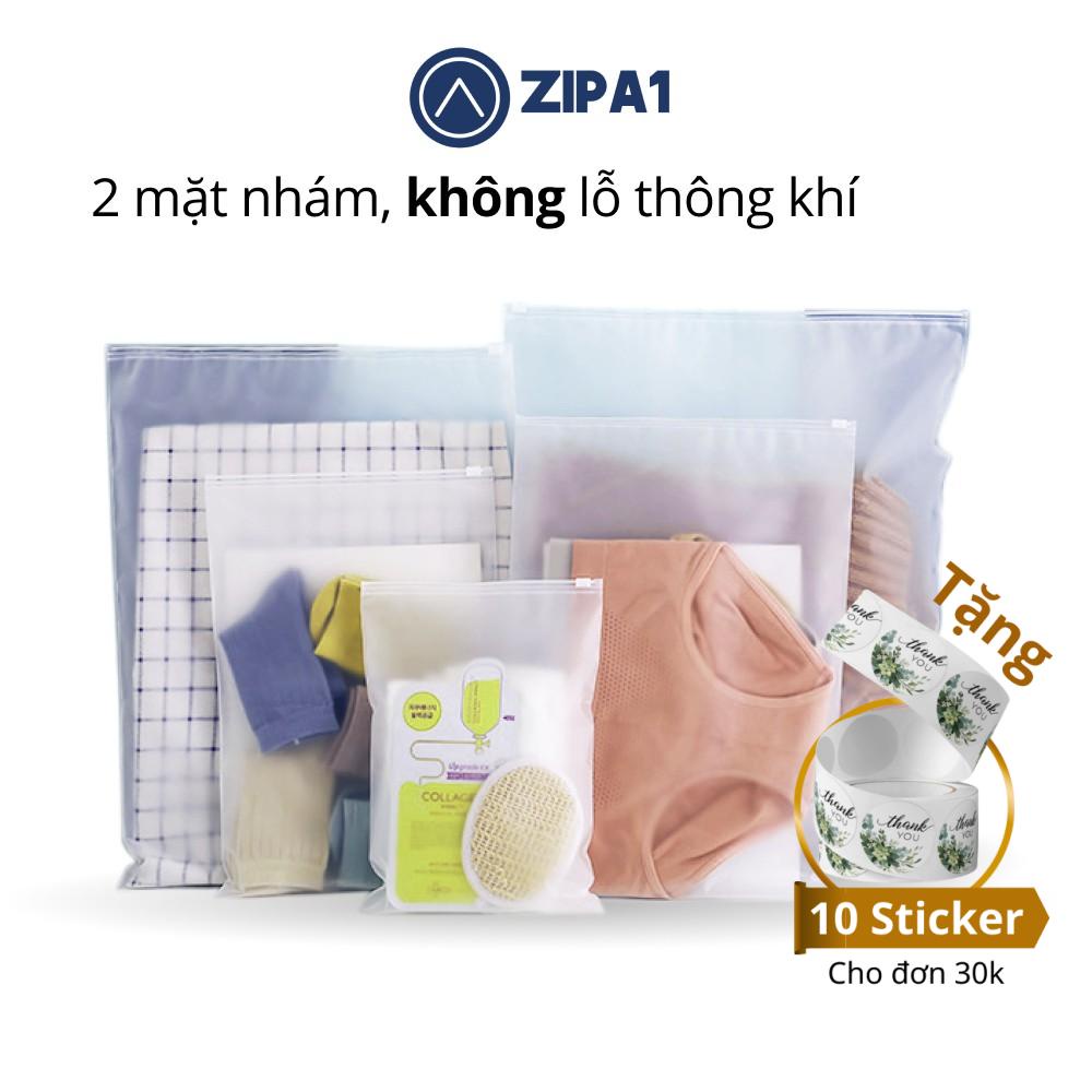 10 Túi zip lụa kéo [KHÔNG LỖ THÔNG KHÍ] dày hơn - Túi zipper Zip A1 - A1018