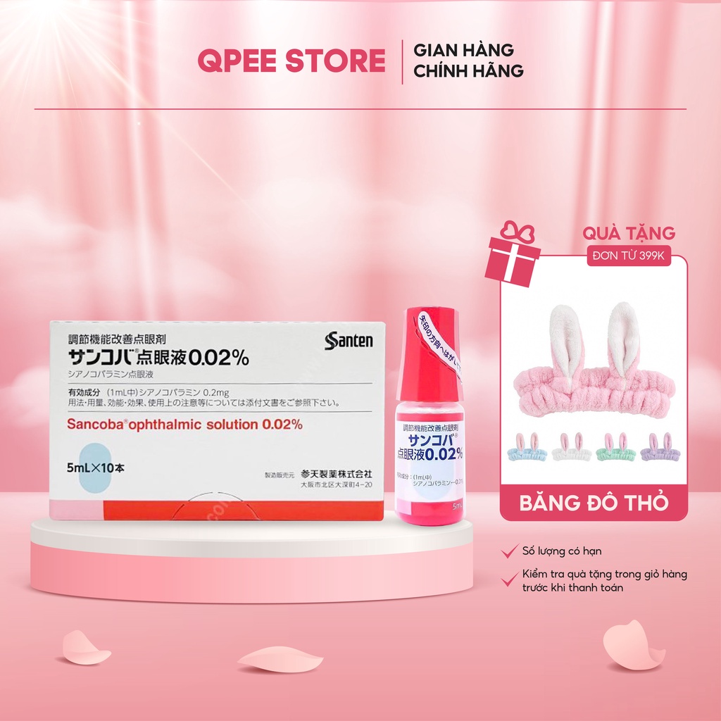 Nhỏ mắt phục hồi thị lực Sancoba Nhật Bản - QPEESTORE