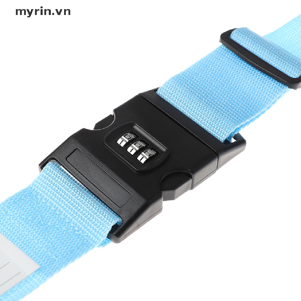 1 Dây Đai Khóa Hành Lý Du Lịch Bằng Nylon Bền Bỉ