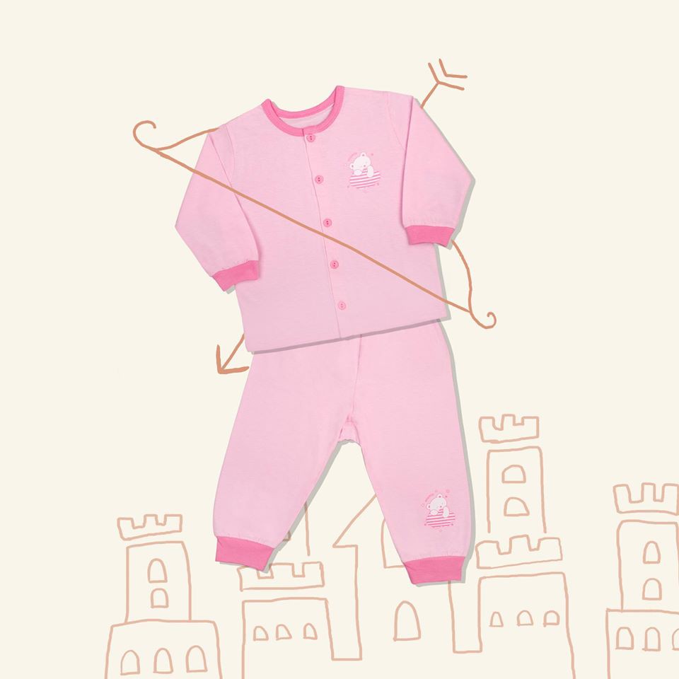 Bộ Sơ Sinh Dài Tay Miomio Gấu Mây Cotton Mỏng - MIO VIỆT NAM