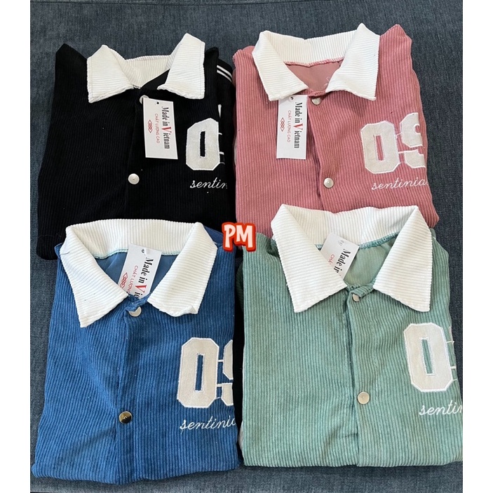 ÁO KHOÁC BOMBER NHUNG 09