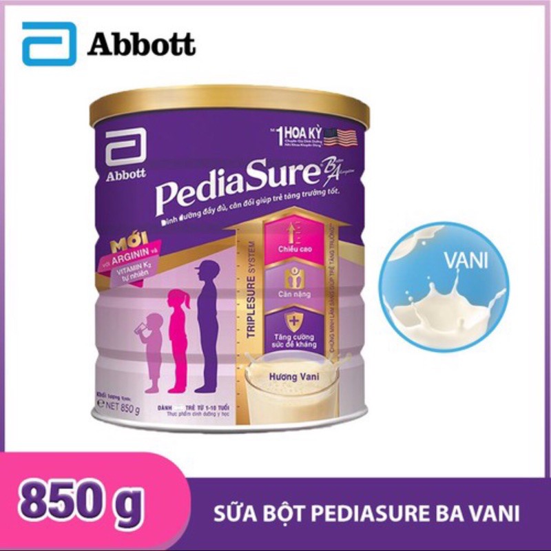 Sữa Pediasure Vani 850g