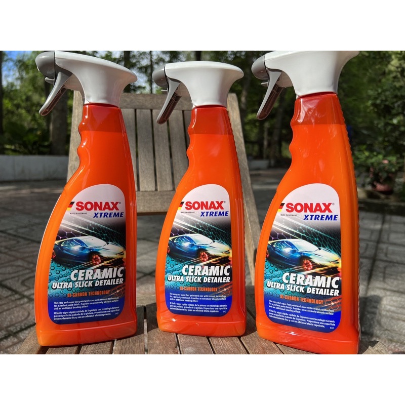 SONAX CERAMIC ULTRAL SLICK DETAILER (Phủ Bóng Tạo Hiệu Ứng Cánh sen, Bảo vệ Sơn Bóng)