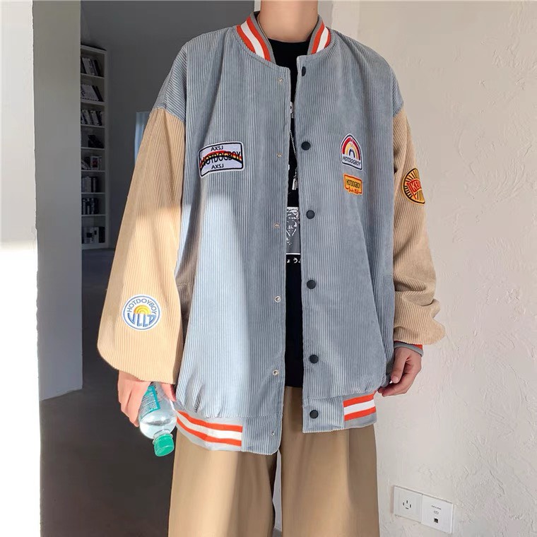Áo Khoác BOMBER, Áo Khoác Bóng Chày Nam Nữ Ulzzang Unisex Style Đường Phố By.camcam | BigBuy360 - bigbuy360.vn