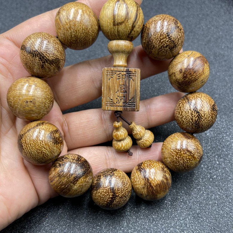 Vòng Tay Chuỗi Hạt Gỗ Hồng Mộc 20MM Phong Cách Indonesia Thời Trang Cho Nam